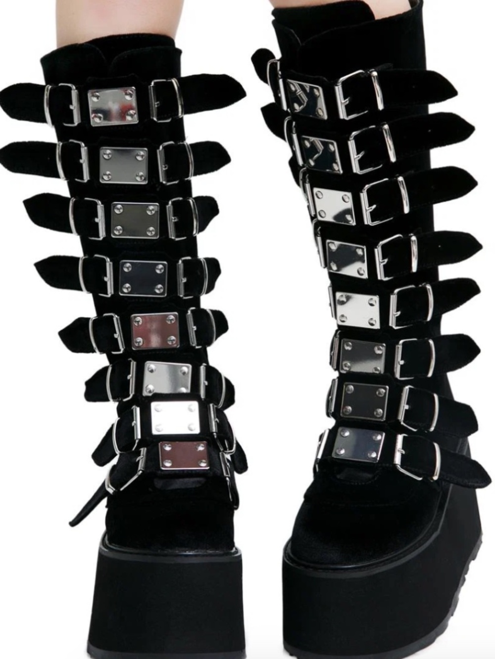 Demonia  Damned 318 platform boot high